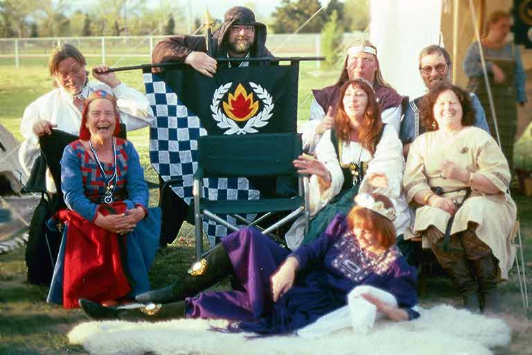 images/2000_12_09.jpg, Assembled Barons & Baronesses of Starkhafn (7 of 8), plus Queen Battista